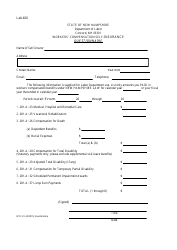 Form WCSI-16 &quot;Self Insurance Questionnaire&quot; - New Hampshire