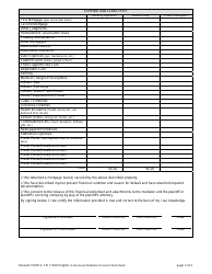 Form 11269 Foreclosure Mediation Financial Worksheet - New Jersey, Page 2