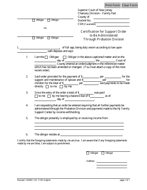 Form 11181  Printable Pdf