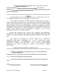 Form 10763 Uniform Order Confirming Arbitration Award and Entering Judgement - New Jersey, Page 2