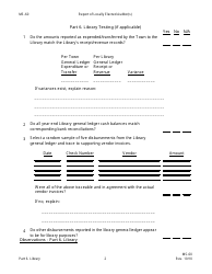Form MS-60 Report of Locally Elected Auditor(S) - New Hampshire, Page 30