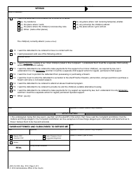 Form AOC-CV-303 Complaint and Motion for Domestic Violence Protective Order - North Carolina, Page 3