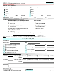 Form HR014 Beacon Data - North Carolina, Page 2