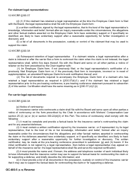 Form OC-400.5 Attorney/Representative&#039;s Certification of Form C-3 or Notice of Controversy - New York, Page 2