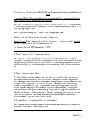 Instructions for Form 732A Adult Day Services Daily Cost Computation Worksheet - North Carolina, Page 4
