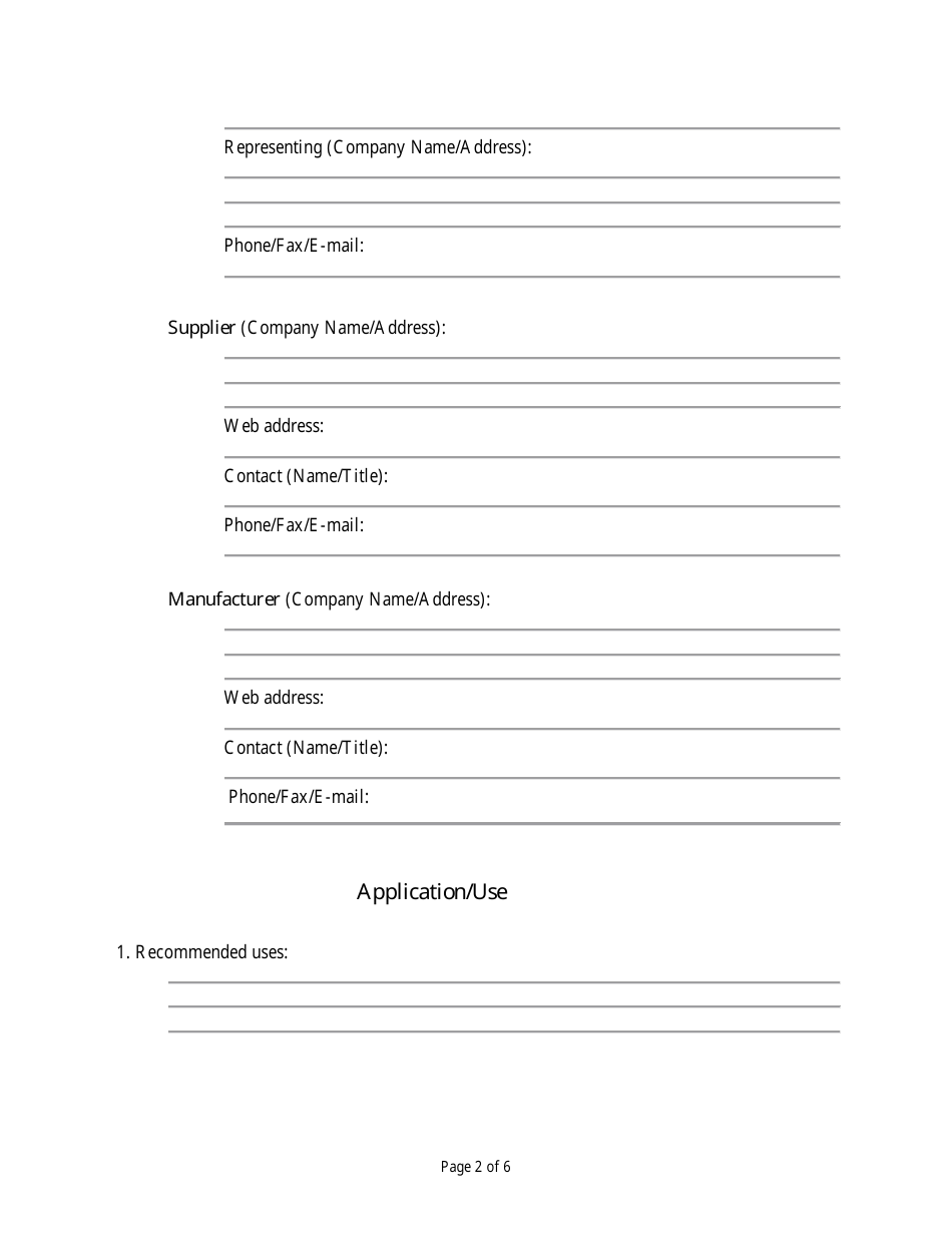 New Product Evaluation Application - New York, Page 2