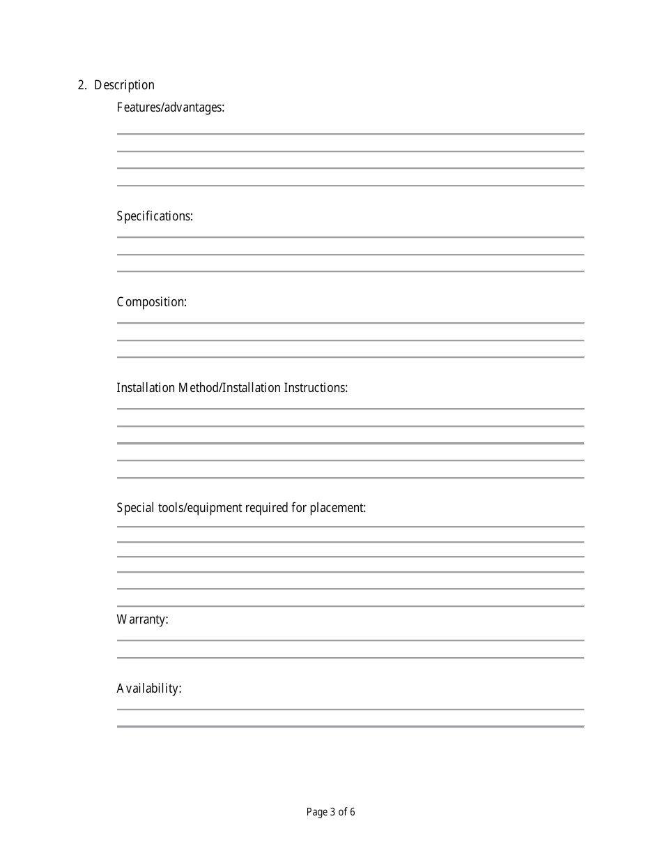 New Product Evaluation Application - New York, Page 3