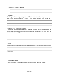 New Product Evaluation Application - New York, Page 5