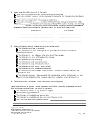 Form 6 Complaint for Divorce Without Children - Ohio, Page 2