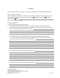 Form 11 Final Judgment for Divorce Without Children - Ohio, Page 4