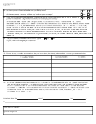 Form SFN51529 (S-5) Application for Registration of Agent - North Dakota, Page 3