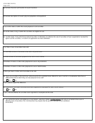 Form SFN51949 (E (S)) &quot;Issuer Exemption Application&quot; - North Dakota, Page 2
