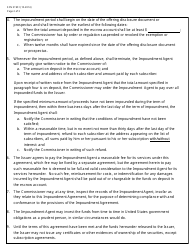 Form SFN51951 (S-9) Impoundment Agreement - North Dakota, Page 2