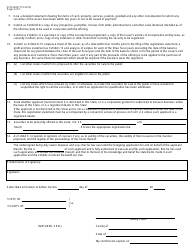 Form SFN52427 Application for Registration of Securities by Qualification - North Dakota, Page 3