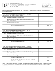 Document preview: Form SFN19433 Dividend Worksheet - North Dakota