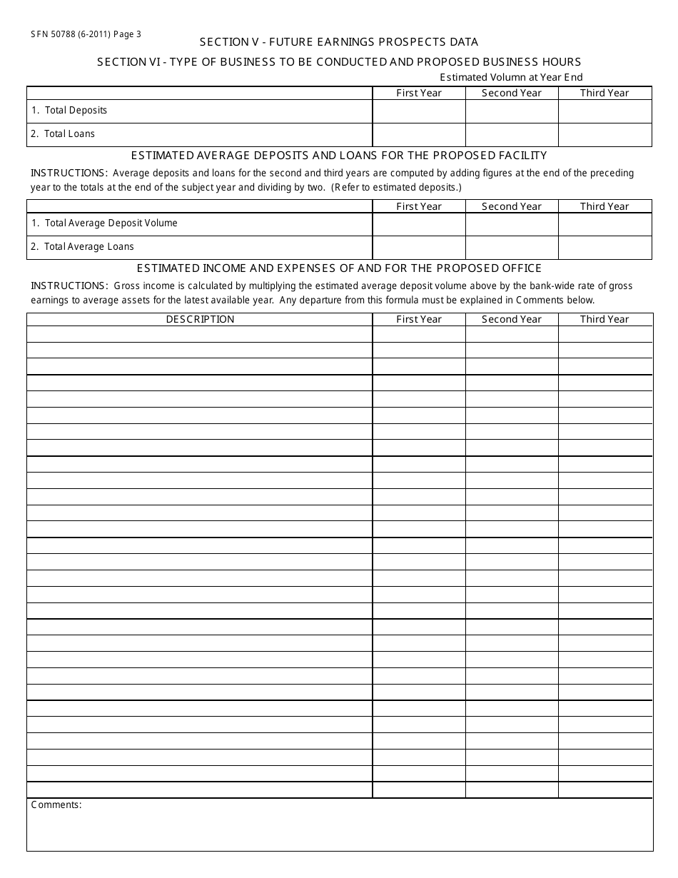 Form SFN50788 Application to Establish a Facility - North Dakota, Page 3