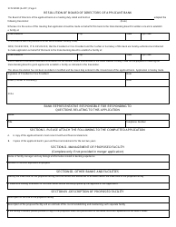 Form SFN50950 Modified Application to Establish a Facility - North Dakota, Page 2