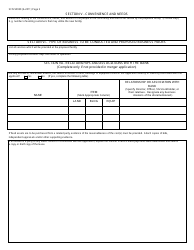 Form SFN50950 Modified Application to Establish a Facility - North Dakota, Page 3