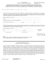 Document preview: Form C-105.53 Revocation of Election of a Not-For-Profit Corporation or Unincorporated Association to Exclude an Unsalaried Executive Officer From Coverage - New York
