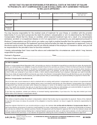 Form A-9I Notice That You May Be Responsible for Medical Costs in the Event of Failure to Prosecute, or if Compensation Claim Is Disallowed, or if Agreement Pursuant to Wcl 32 Is Approved - New York (English/Italian)