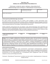 Form C-3.1P Notice of Right to Select a Workers&#039; Compensation Board Authorized Health Care Provider - New York (English/Polish), Page 2