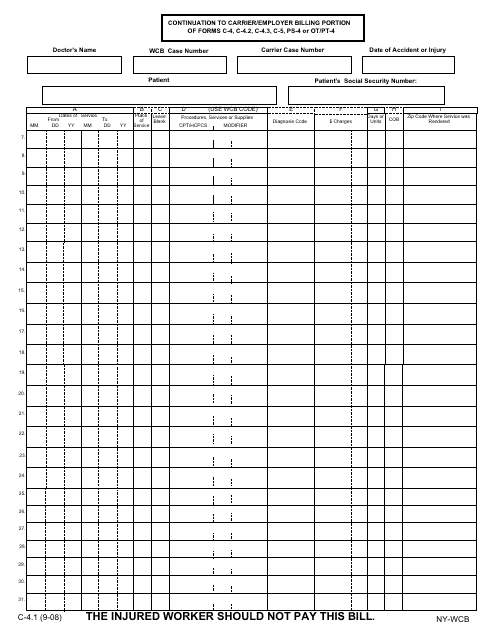 Form C-4.1 Printable Pdf