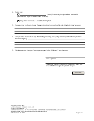 Uniform Domestic Relations Form 23 (Uniform Juvenile Form 5) Motion for Change of Parenting Time (Companionship and Visitation) and Memorandum in Support - Ohio, Page 2