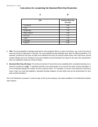 Form RS2418 Standard Work Day Resolution for Employees - New York, Page 2