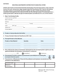DEQ Form 2M2 Application for Permit to Discharge Municipal/Domestic Wastewater - Oklahoma, Page 7