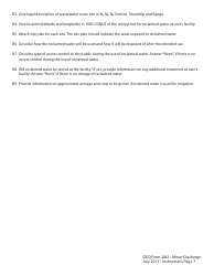 Instructions for DEQ Form 2M2 Application for Permit to Discharge Municipal/Domestic Wastewater - Oklahoma, Page 7