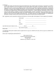 DEQ Form 2MG58 Discharge Lagoon General Permit Application - Oklahoma, Page 11