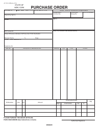 Document preview: Form AC130-S Purchase Order - New York
