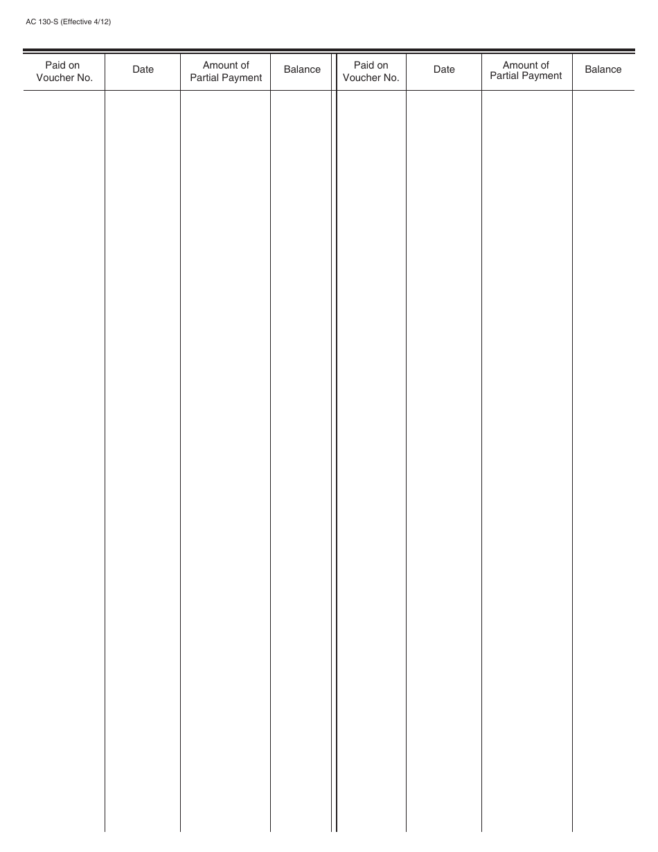 Form AC130-S Purchase Order - New York, Page 4