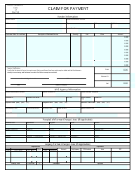 Document preview: Form AC3253-S Claim for Payment - New York