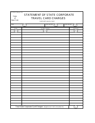 Document preview: Instructions for Form AC3256-S Statement of State Corporate Travel Card Charges - New York