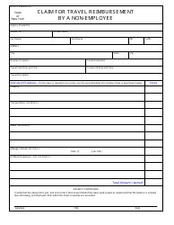 Document preview: Form AC3257-S Claim for Travel Reimbursement by a Non-employee - New York