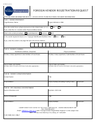 Document preview: Form AC3267-S Foreign Vendor Registration Request - New York