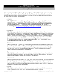 Form 65A Subcontractor Approval Form - New York City, Page 3