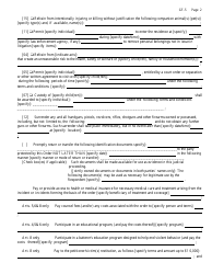 Form GF-5 Temporary Order of Protection - New York, Page 2