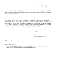 General Form 11 Order of Commitment - New York, Page 2
