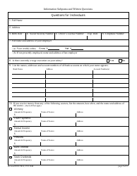 Form 11840 Appendix XI-L Information Subpoena - New Jersey, Page 2
