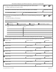 Form 11840 Appendix XI-L Information Subpoena - New Jersey, Page 4