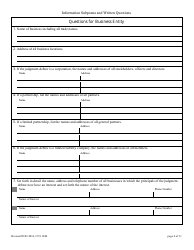 Form 11840 Appendix XI-L Information Subpoena - New Jersey, Page 6