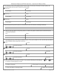 Form 11840 Appendix XI-L Information Subpoena - New Jersey, Page 7