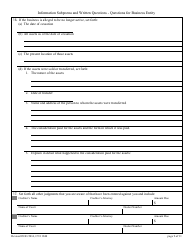 Form 11840 Appendix XI-L Information Subpoena - New Jersey, Page 9