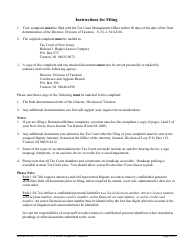 Form 11017 Tax Relief Programs Complaint - New Jersey, Page 2