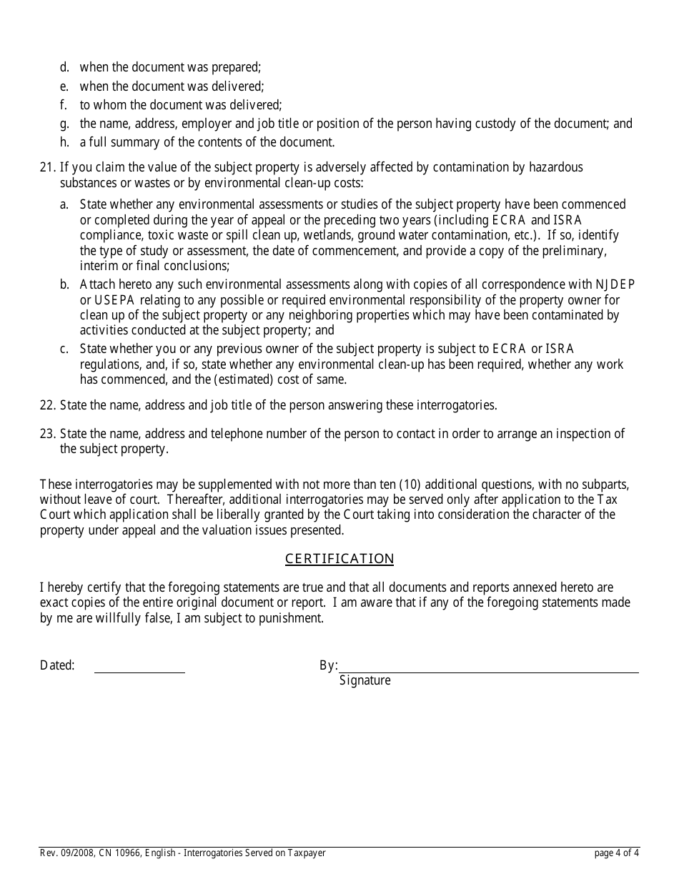 Form 10966 - Fill Out, Sign Online and Download Printable PDF, New ...