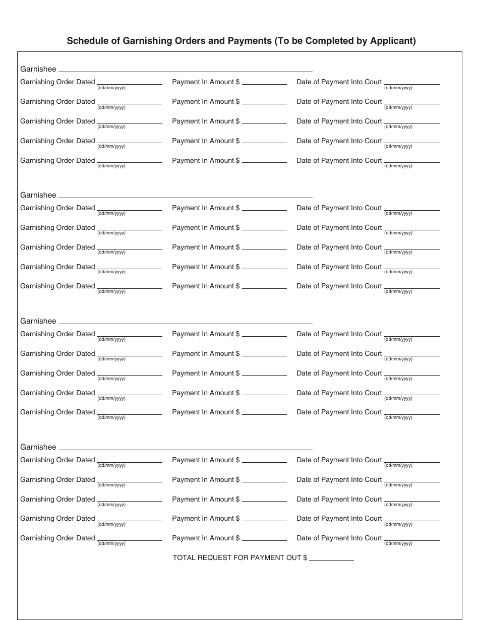 Form SCL841 Request for Payment out - British Columbia, Canada, Page 2