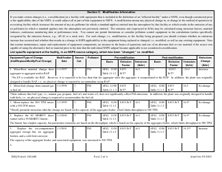 DEQ Form 100-600 Nsps Applicability Worksheet - Oklahoma, Page 2