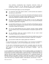 DEQ Form 100-311 Dry Cleaning Facilities Registration - Oklahoma, Page 2
